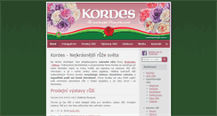 Desktop Screenshot of nejkrasnejsi-ruze.cz